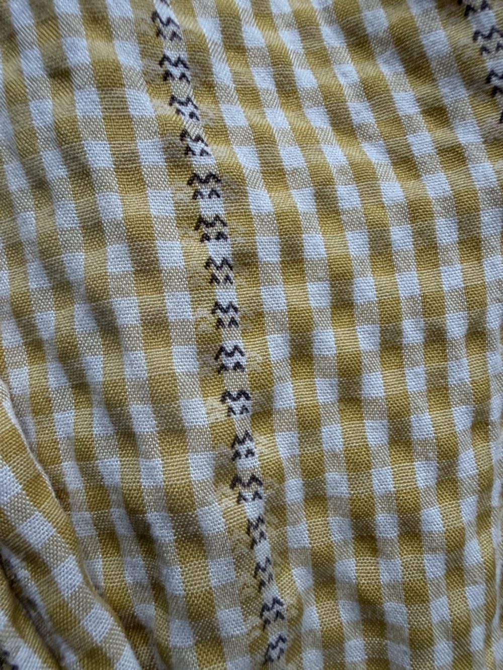 Light Yellow Ruffle-Sleeve Wrap Dress with Tie Waist SZ M - Picture 5 of 11